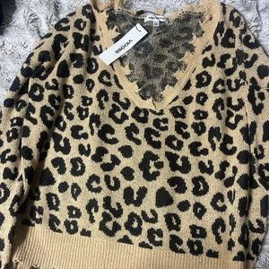 Leopard Print Sweater